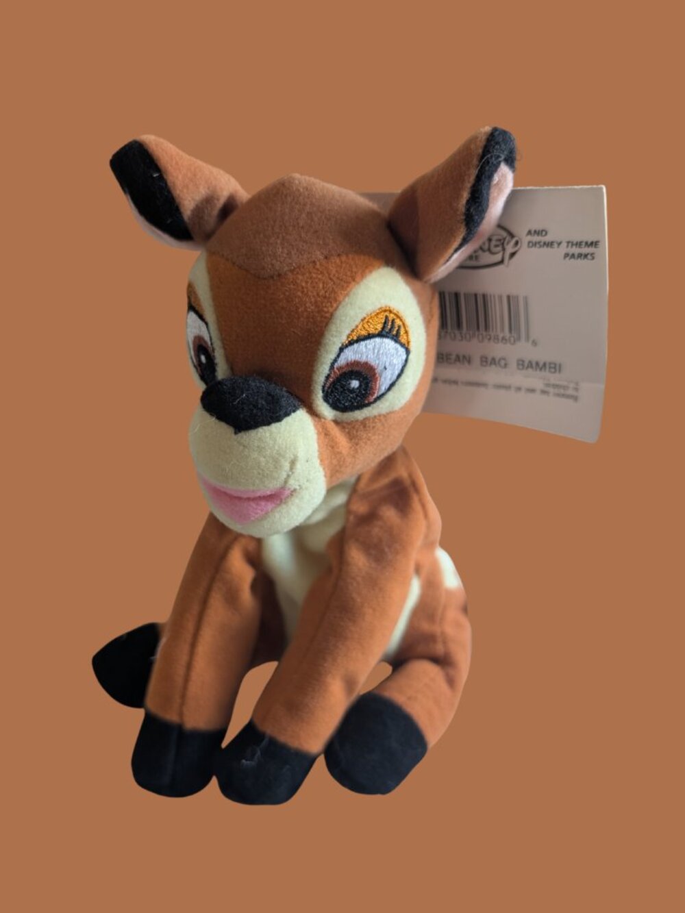 10/$25 Vintage Disney Store Bean Bag Bambi with Original Tag